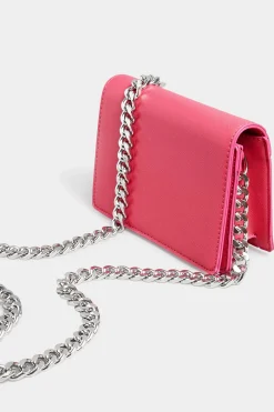 Yours Yours Pink Chunky Chain Crossbody Bag