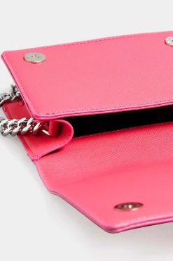 Yours Yours Pink Chunky Chain Crossbody Bag