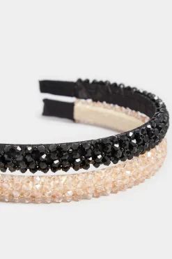 Yours Yours Pink Crystal Beaded Headband
