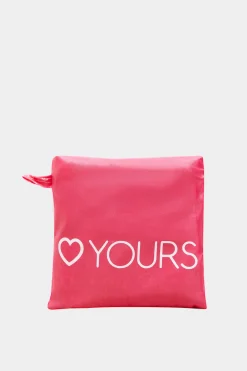 Yours Yours Pink Heart Shopper Bag