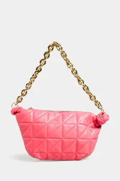 Yours Yours Pink Quilted Shoulder Bag