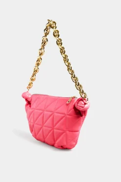Yours Yours Pink Quilted Shoulder Bag