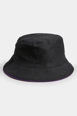 Yours Yours Purple Reversible Bucket Hat