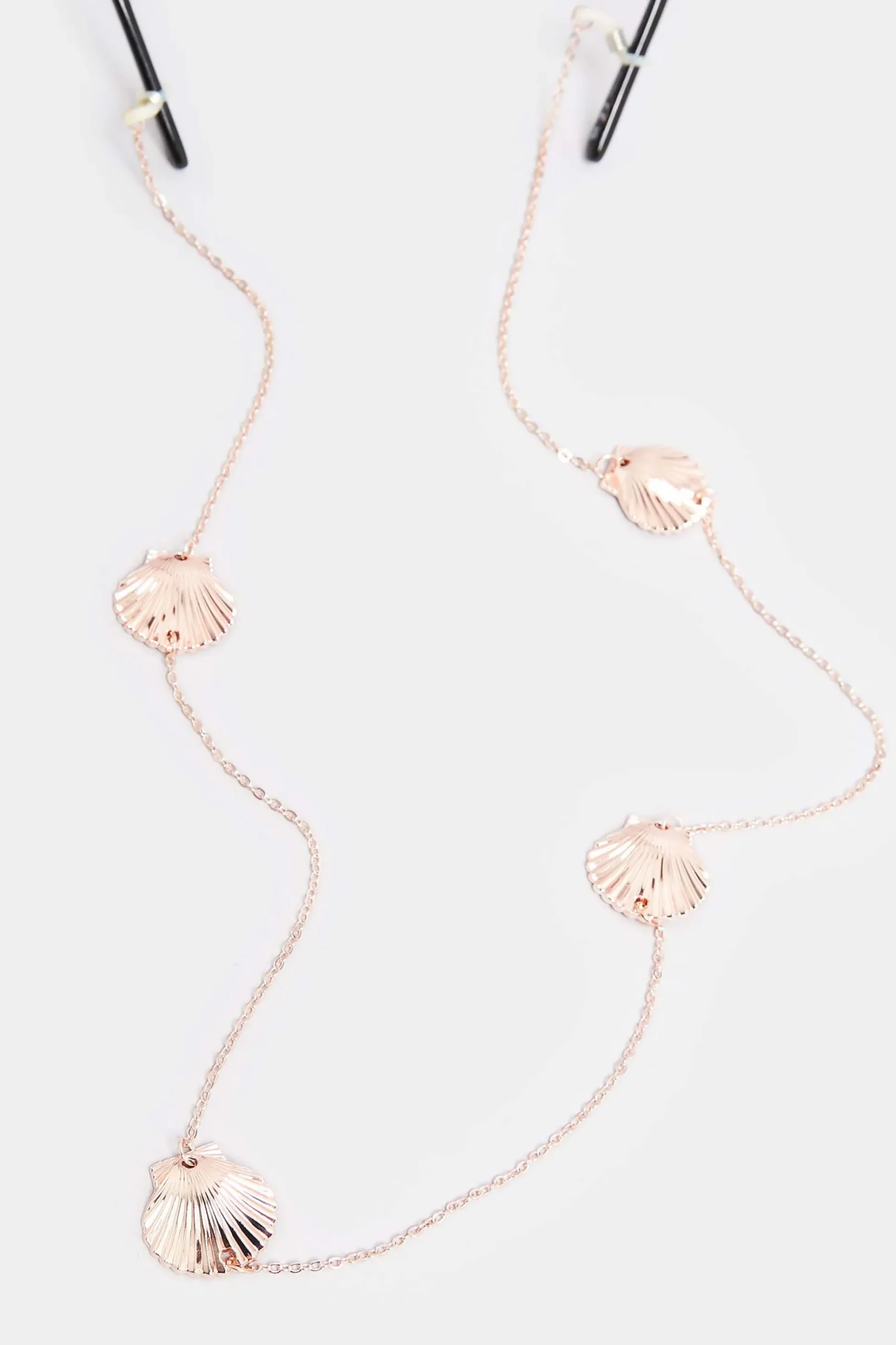 Yours Yours Rose Gold Shell Sunglasses Chain