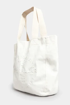 Yours Yours White Canvas Tote Bag